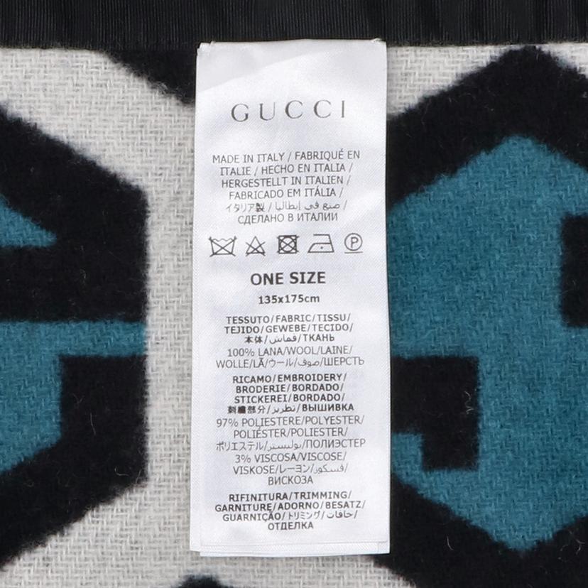 GUCCI/25 グッチ/GUCCI/GGヘキサゴンウールブランケット//サイス***********/ABランク/75