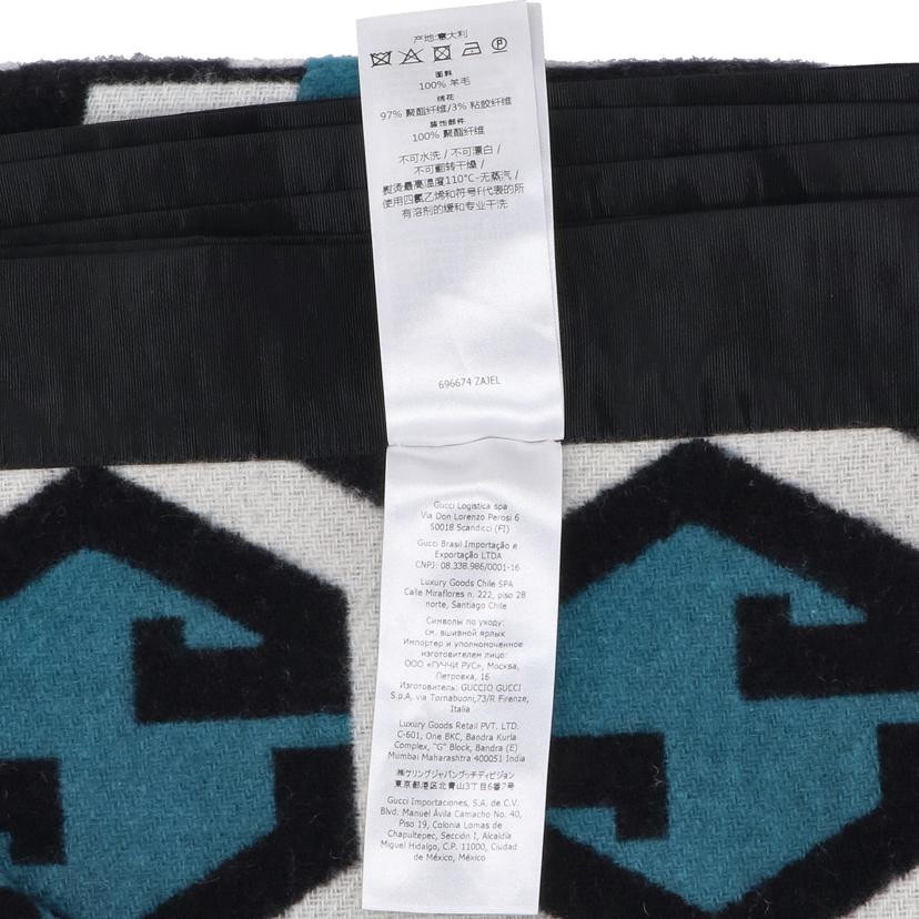 GUCCI/25 グッチ/GUCCI/GGヘキサゴンウールブランケット//サイス***********/ABランク/75