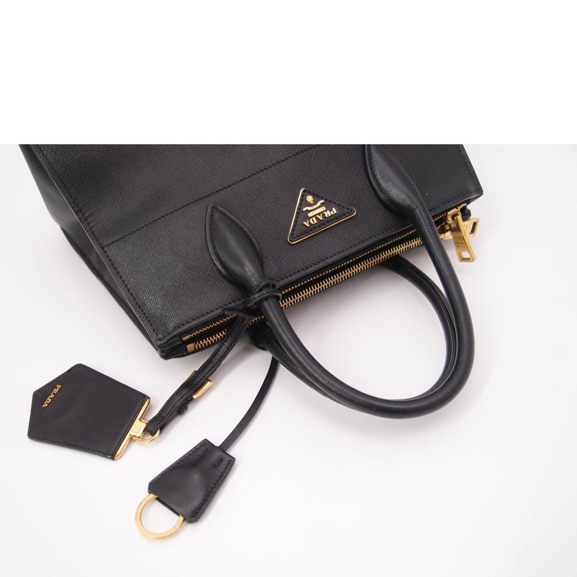 PRADA プラダ/パラディグム2wayハンド/ブラック//25/ABランク/69