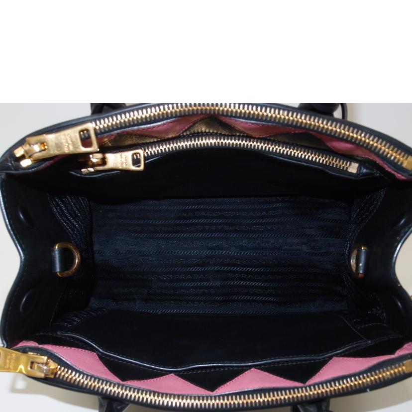 PRADA プラダ/パラディグム2wayハンド/ブラック//25/ABランク/69