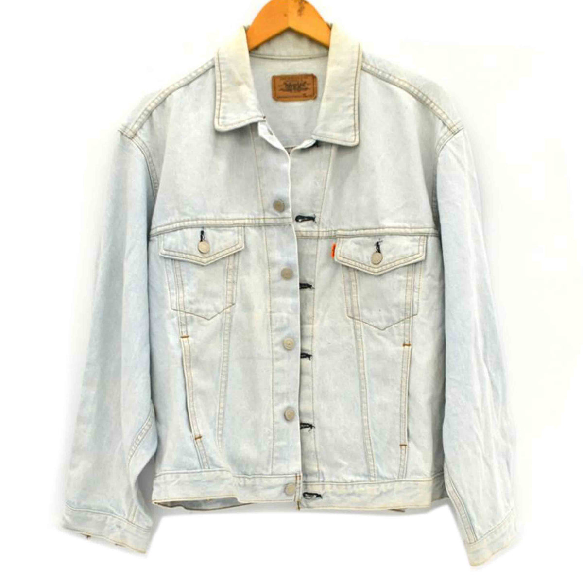 Levi’s リーバイス/デニムジャケット/オレンジタブ/裏ボタン刻印J02/70649-0217//Bランク/75
