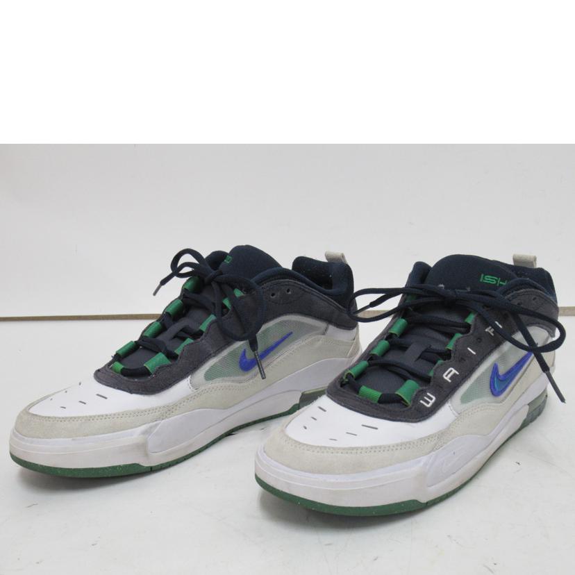 NIKE/Air Max Ishod "White/Obsidian/PineGreen/Persian Violet"/ローカットスニーカー/FB2393-101//Bランク/63