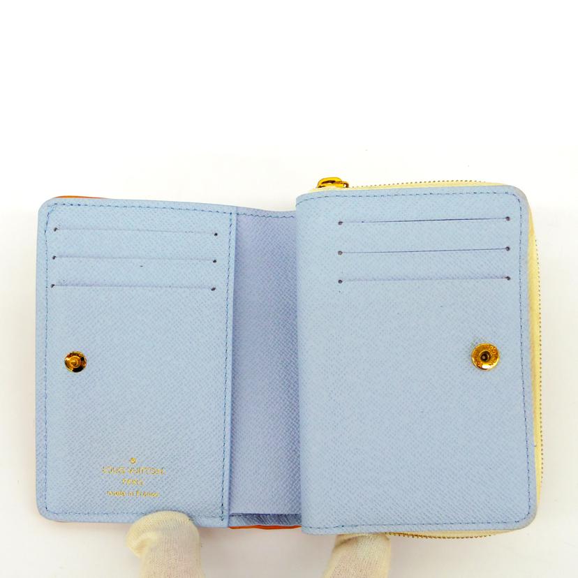 LOUIS VUITTON ルイヴィトン/ポルトフォイユ・ルー/MGジャガード/マルチカラー ホワイト/M83500//RFI*/Bランク/75