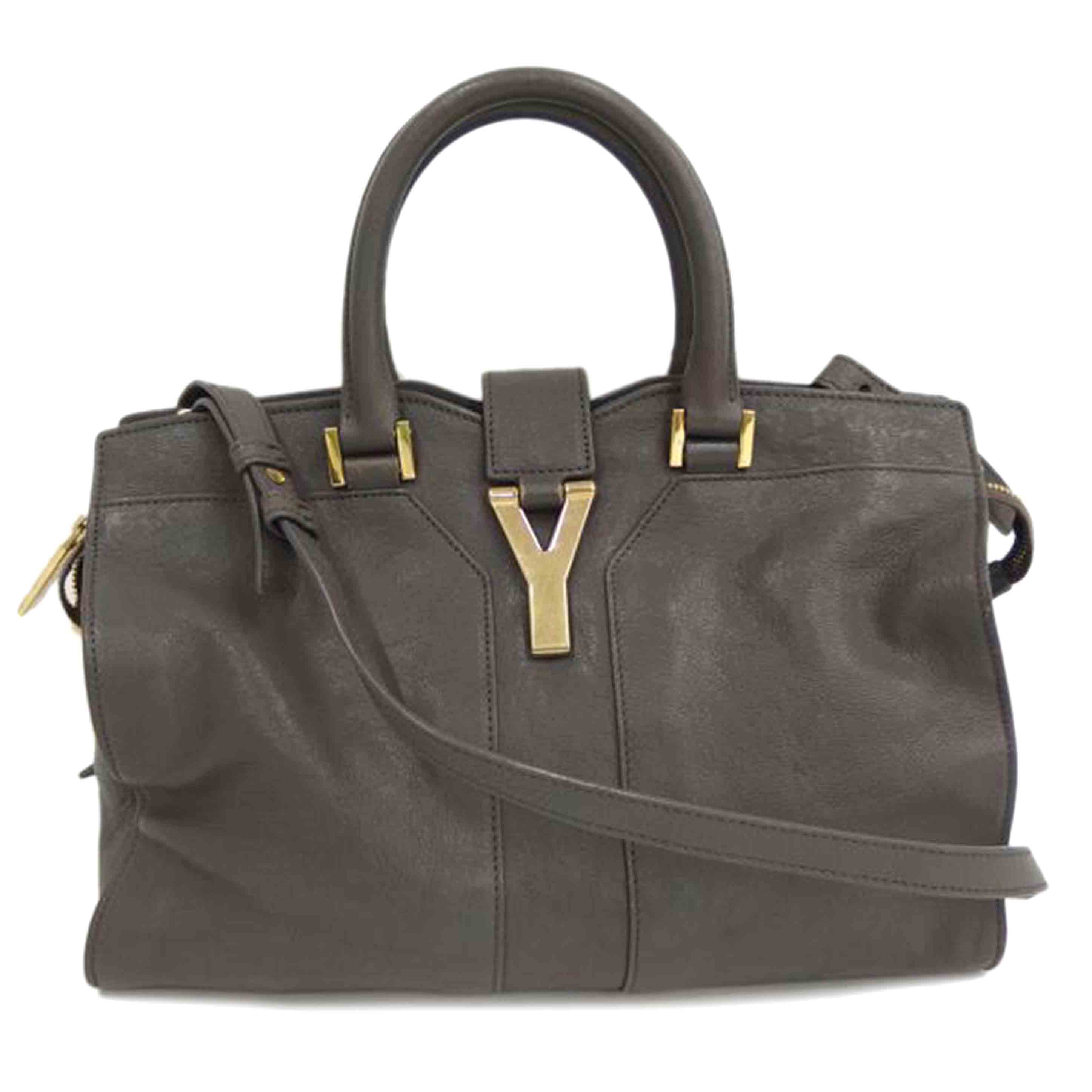 SAINT LAURENT サンローラン/カバスYライン2WAY/グレー/400666//Bランク/82