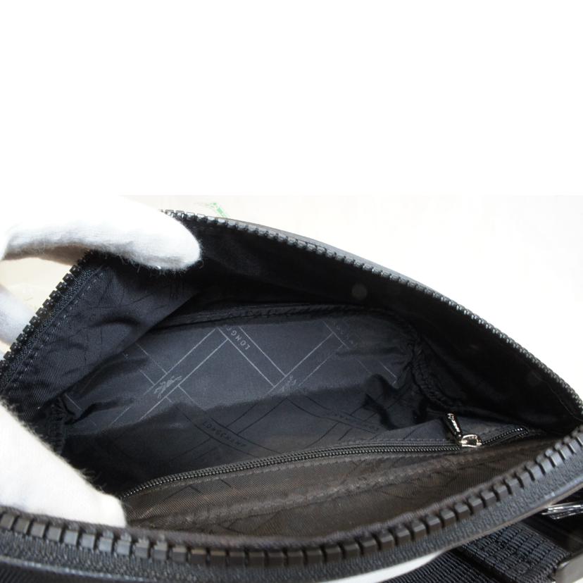 LONGCHAMP ロンシャン/ENERGY ECONYL ナイロンボディバッグブラック//SAランク/92