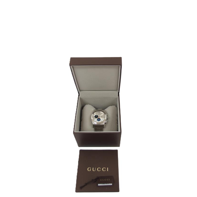 GUCCI グッチ/パンテオン/クオーツ/クロノグラフ シルバー文字盤/115.2//142*****/ABランク/04