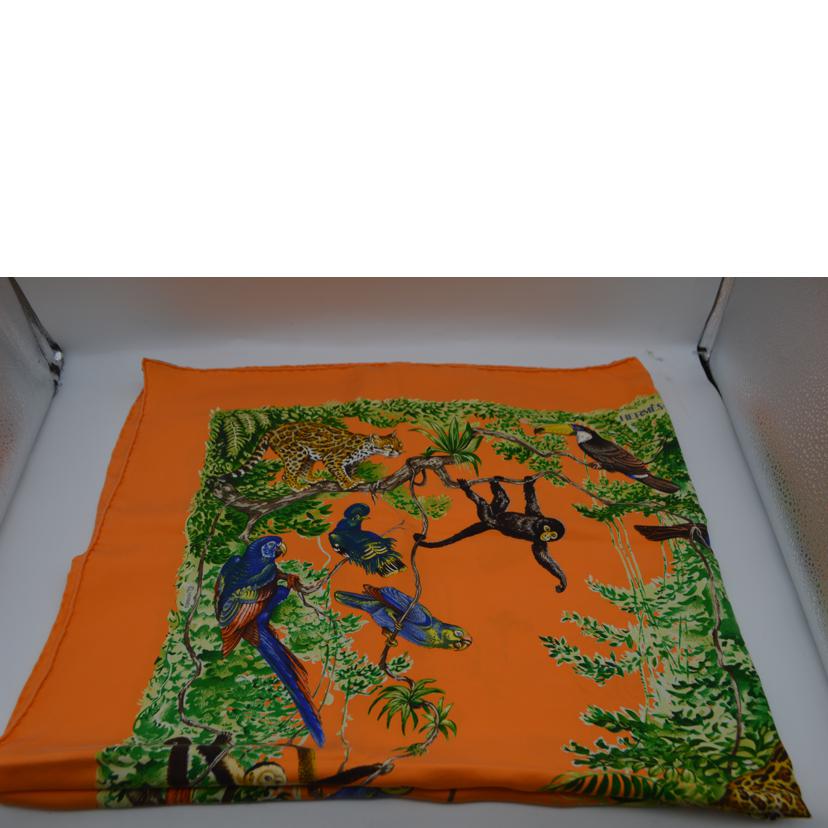 HERMES エルメス/エクアトゥールカレ・ウォッシュ90/オレンジヴェールブルー/071798S 01//Aランク/89