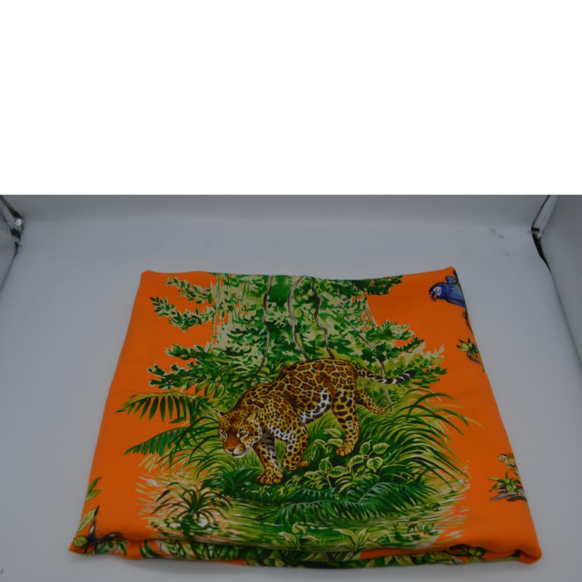 HERMES エルメス/エクアトゥールカレ・ウォッシュ90/オレンジヴェールブルー/071798S 01//Aランク/89