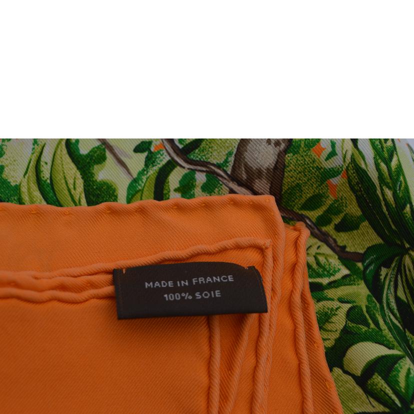 HERMES エルメス/エクアトゥールカレ・ウォッシュ90/オレンジヴェールブルー/071798S 01//Aランク/89