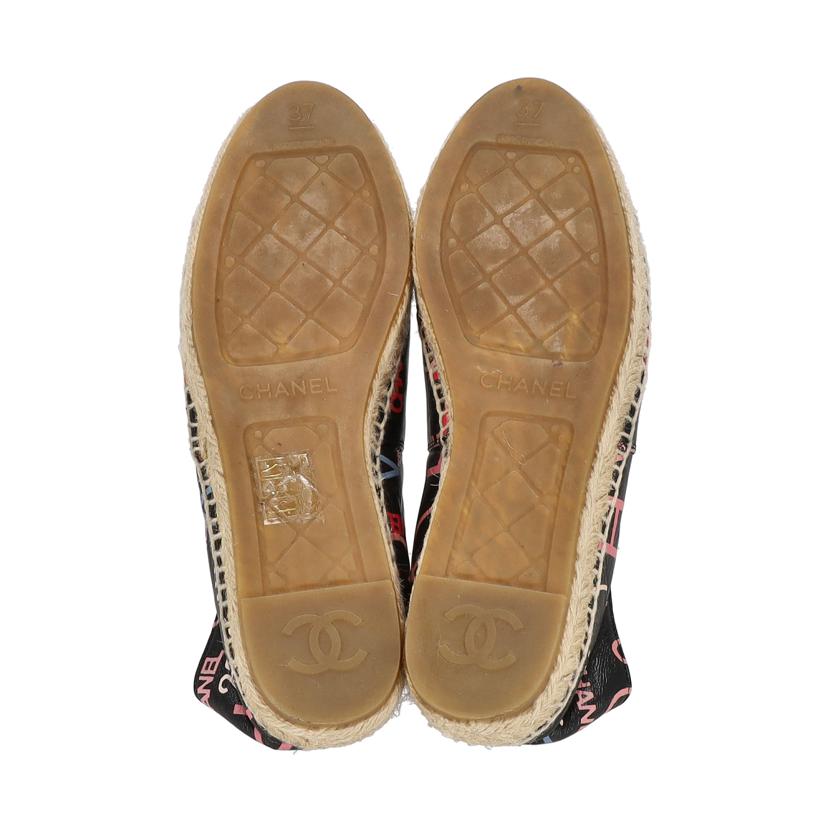 CHANEL/エスパドリーユ フラットシューズ/23.5cm//Aランク/67