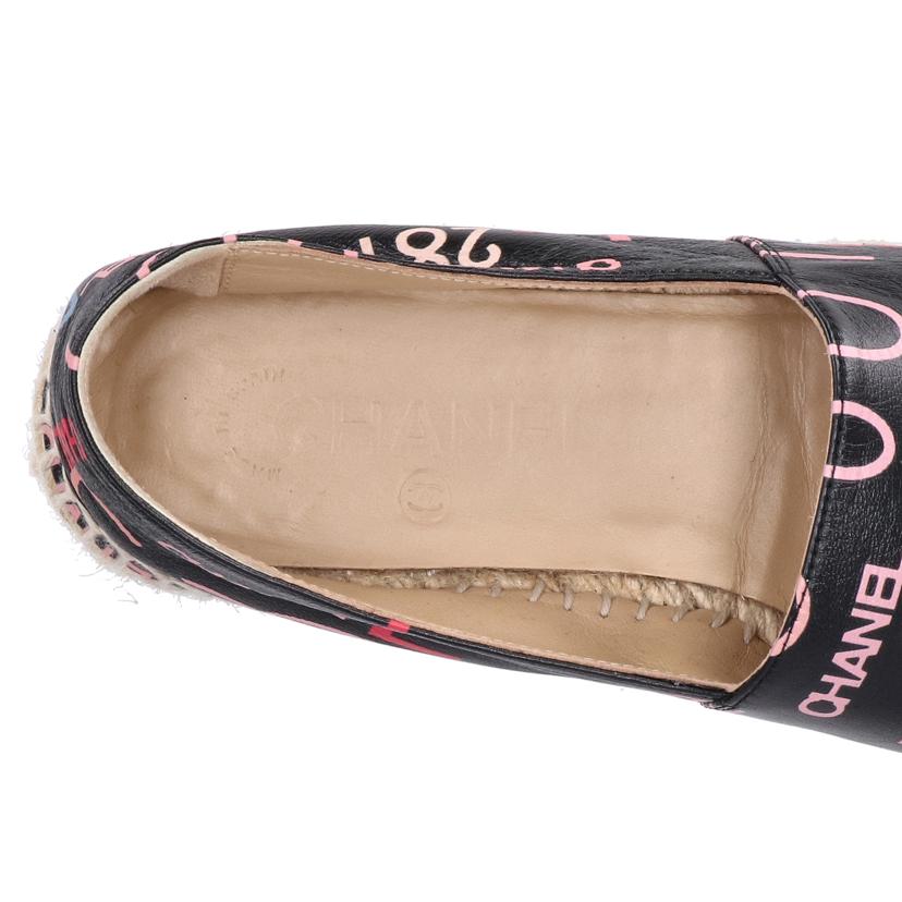 CHANEL/エスパドリーユ フラットシューズ/23.5cm//Aランク/67