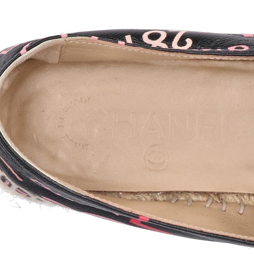 CHANEL/エスパドリーユ フラットシューズ/23.5cm//Aランク/67