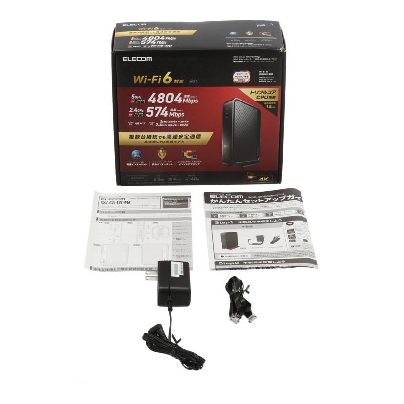 ELECOM エレコム /無線LANルーター/WRC-X5400GS-B//0519L251404050A/Bランク/82