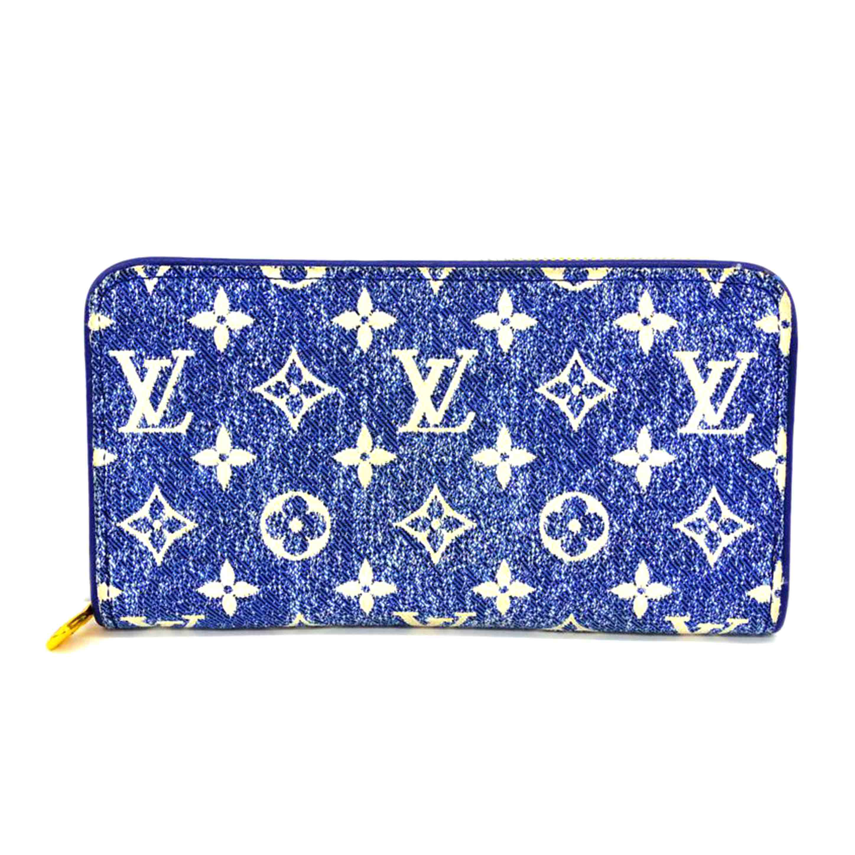 LOUIS VUITTON ルイヴィトン モノグラム ジャガードデニム ジッピーウォレット インディゴ M81226 RFID LOUIS VUITTON ルイヴィトン/ブランドバッグ・小物｜WonderREX-ONLINE