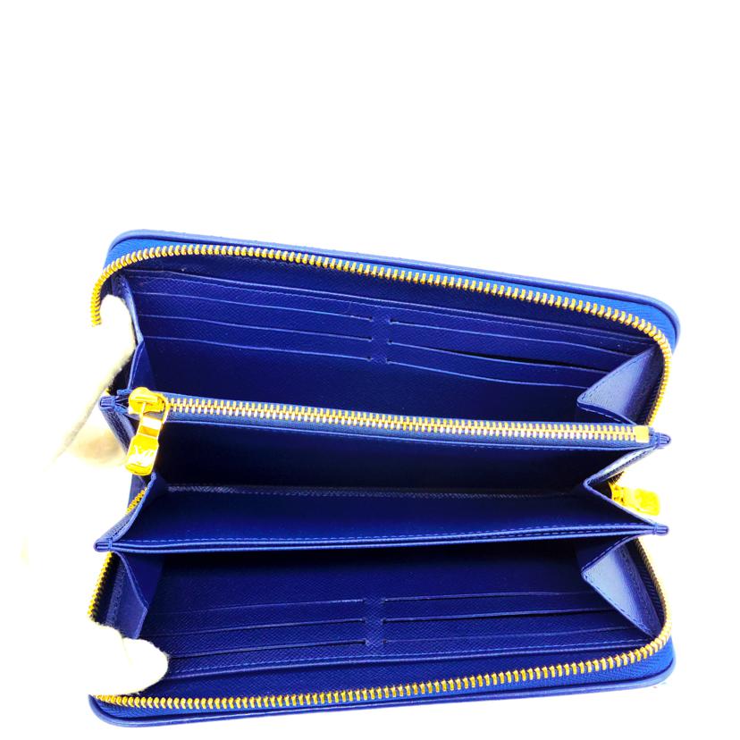 LOUIS VUITTON ルイヴィトン/モノグラムデニム ジッピー・ウォレットモノグラムデニム/ジャガードブルー/M81226//RFI*/Aランク/75