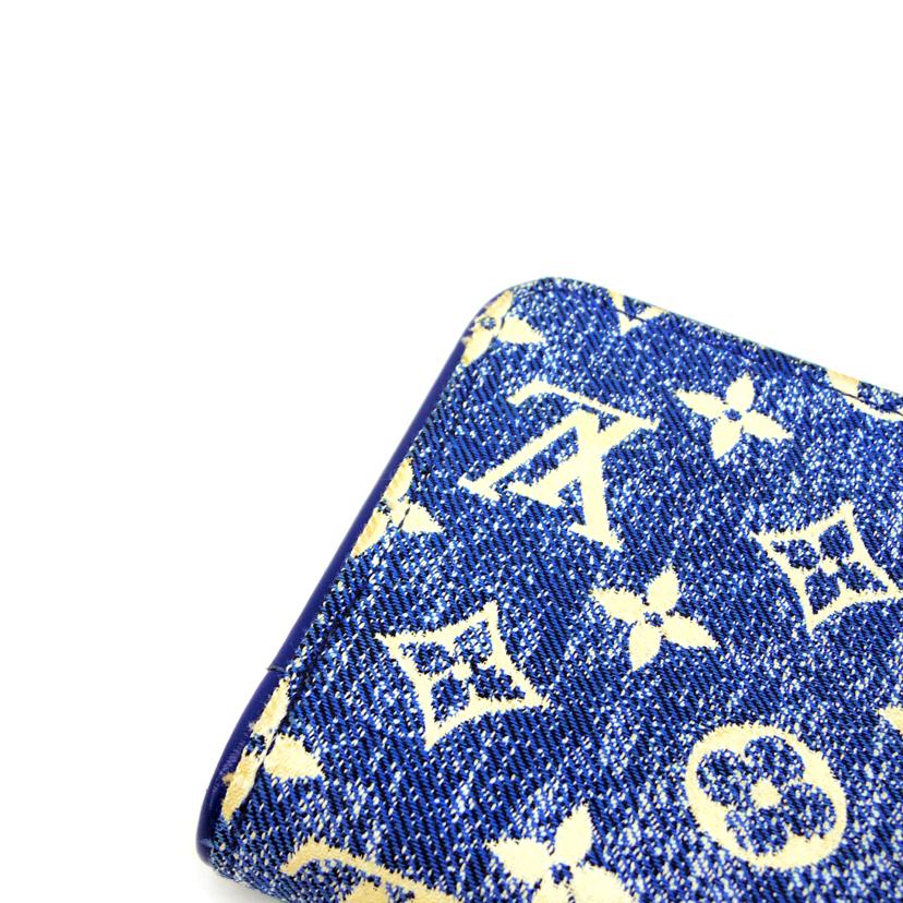 LOUIS VUITTON ルイヴィトン/モノグラムデニム ジッピー・ウォレットモノグラムデニム/ジャガードブルー/M81226//RFI*/Aランク/75