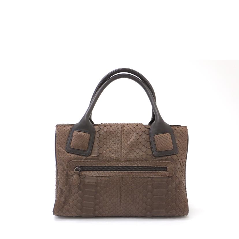 LA BAGAGERIE/パイソンハンドバック//ABランク/88