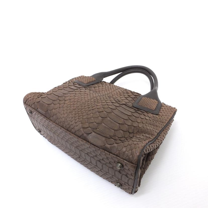 LA BAGAGERIE/パイソンハンドバック//ABランク/88