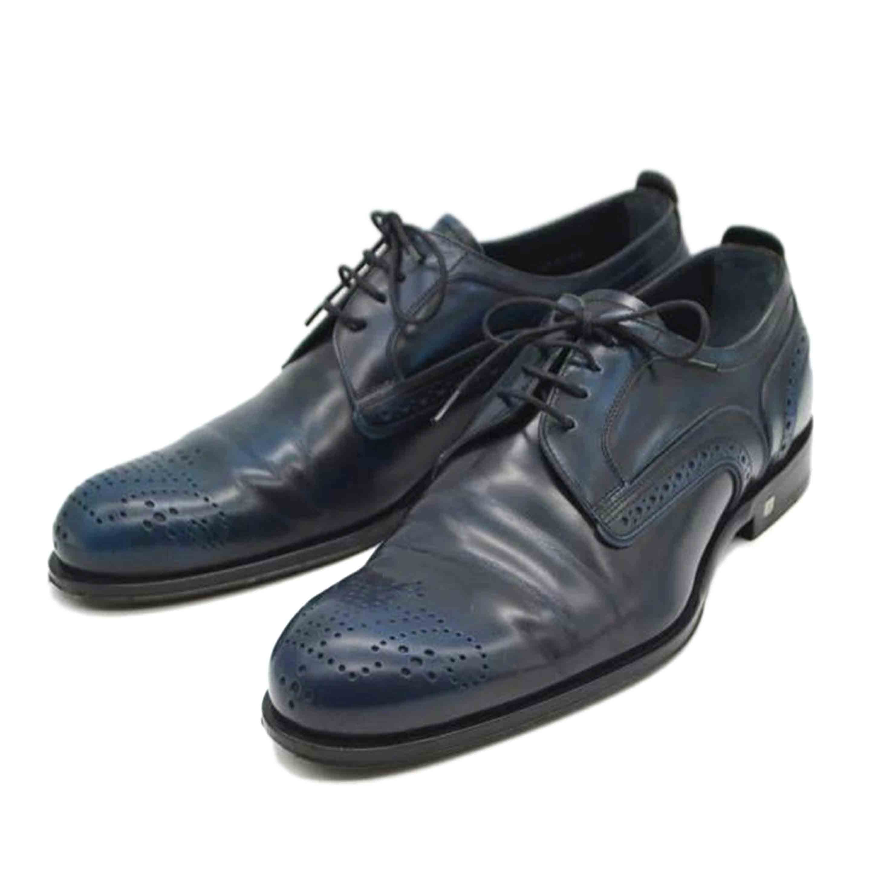 LV ルイ・ヴィトン/メダリオンレースアップレザーシューズ/24.5cm//ST0***/Bランク/89