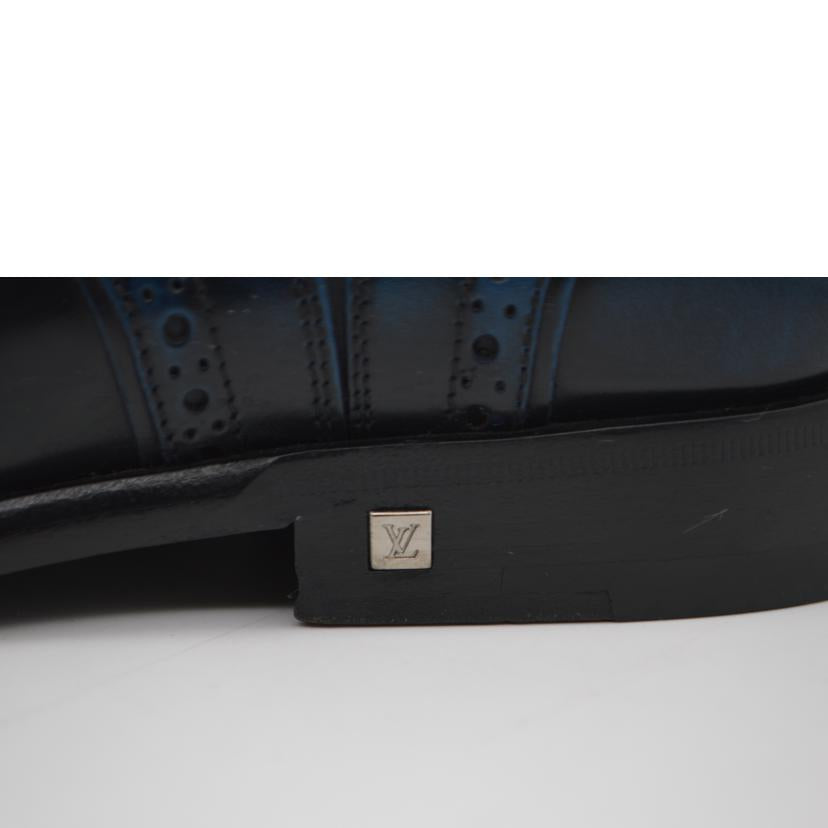 LV ルイ・ヴィトン/メダリオンレースアップレザーシューズ/24.5cm//ST0***/Bランク/89