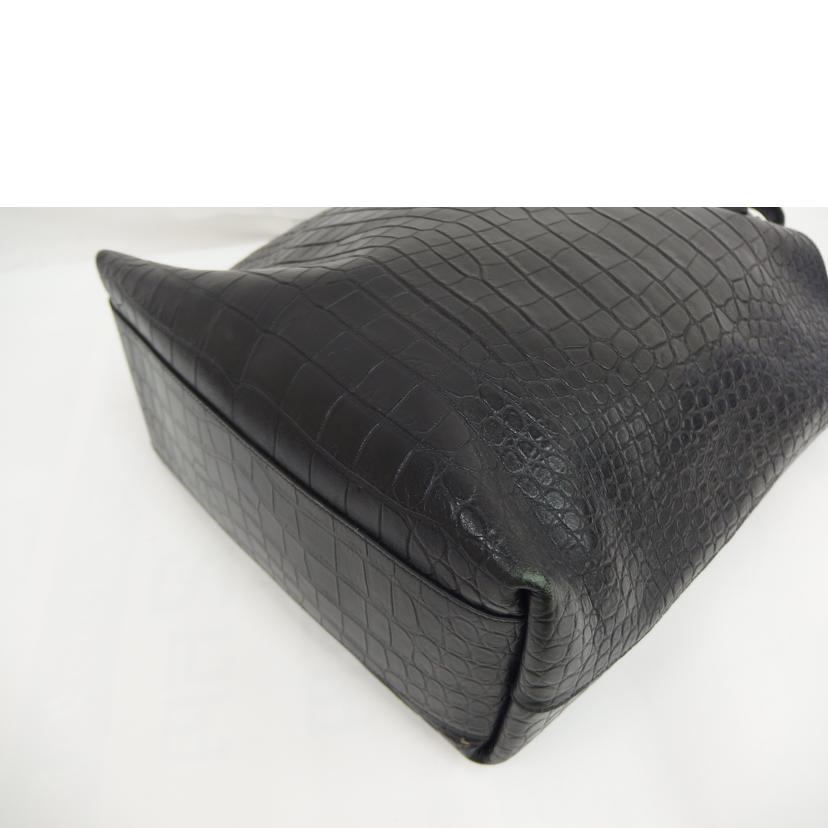 SAINT LAURENT サンローラン/クロコ型押しレザートート/467946//Bランク/82
