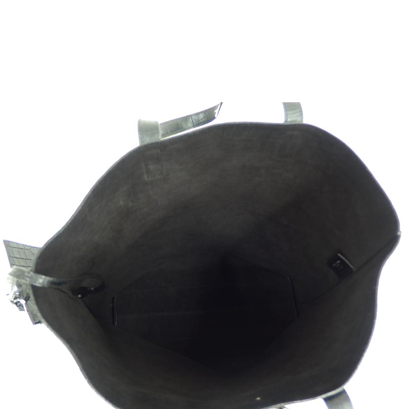 SAINT LAURENT サンローラン/クロコ型押しレザートート/467946//Bランク/82