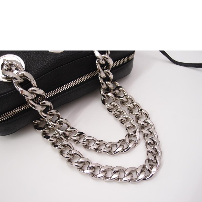 PRADA プラダ/パンチングチェーンショルダー/ブラック//117/Aランク/69