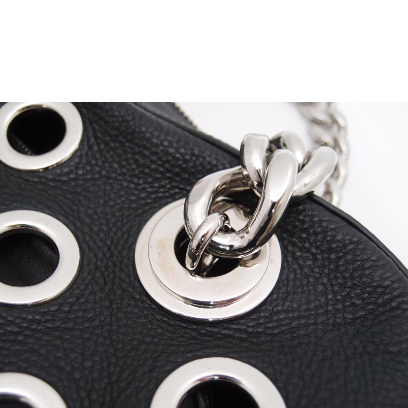 PRADA プラダ/パンチングチェーンショルダー/ブラック//117/Aランク/69