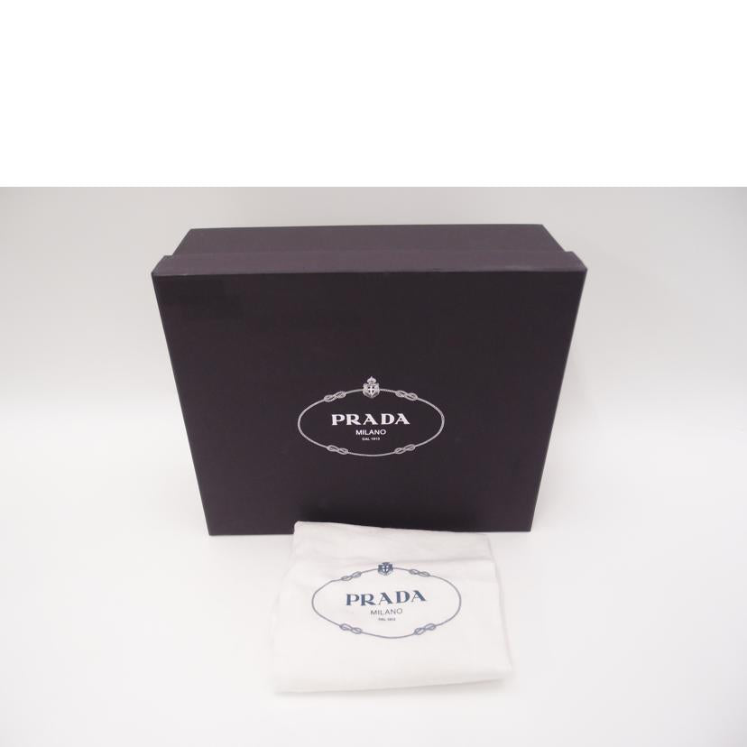 PRADA プラダ/パンチングチェーンショルダー/ブラック//117/Aランク/69