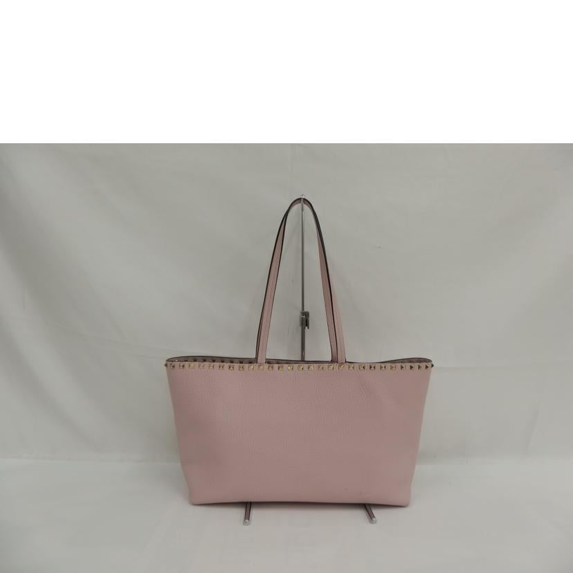 VALENTINO バレンチノ/スタッズレザートート/ピンク//ABランク/82