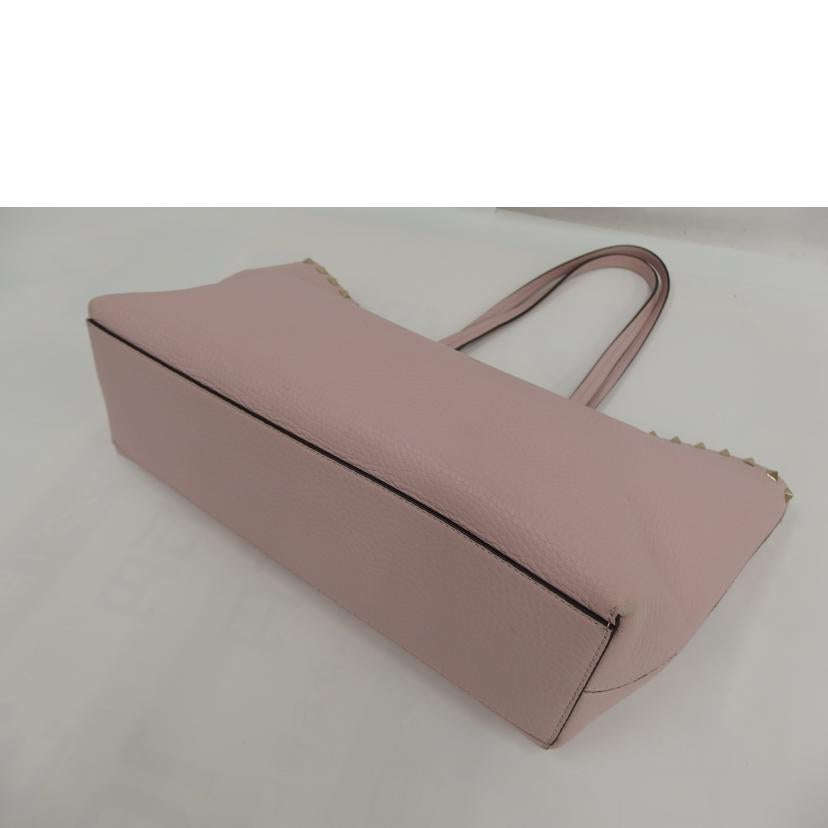 VALENTINO バレンチノ/スタッズレザートート/ピンク//ABランク/82