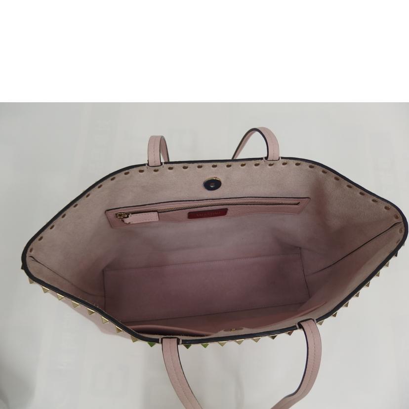 VALENTINO バレンチノ/スタッズレザートート/ピンク//ABランク/82