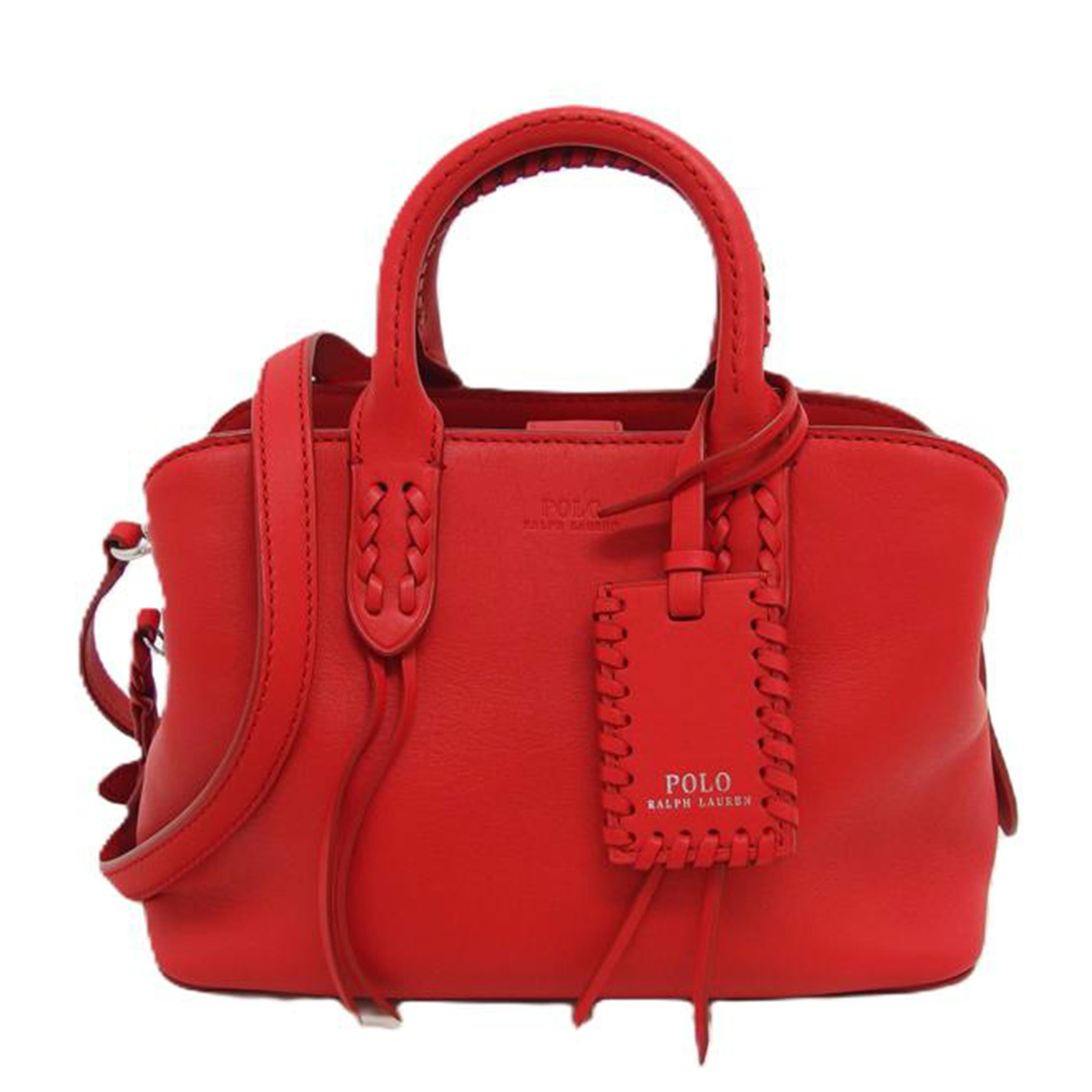 Ralph Lauren ラルフローレン/2wayレザーハンドバッグ/レッド/#0200011433//Aランク/04