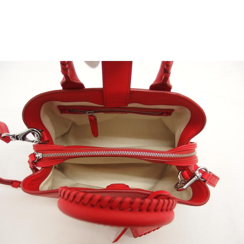 Ralph Lauren ラルフローレン/2wayレザーハンドバッグ/レッド/#0200011433//Aランク/04