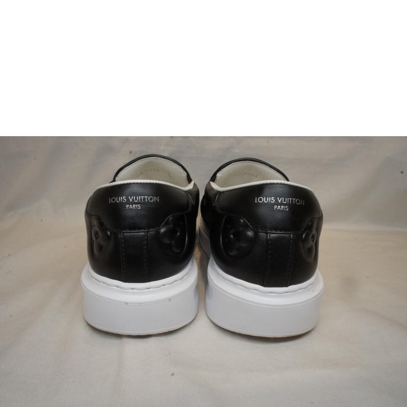 LV ルイヴィトン/ビバリーヒルズライン/モノグラムエンボス/スリッポンブラック/1A9FA0//LD0222/ABランク/92