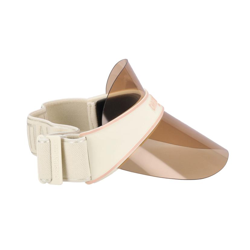 Dior/25 ディオール/◇Diorサンバイザー/ホワイト×ピンク//ABランク/75