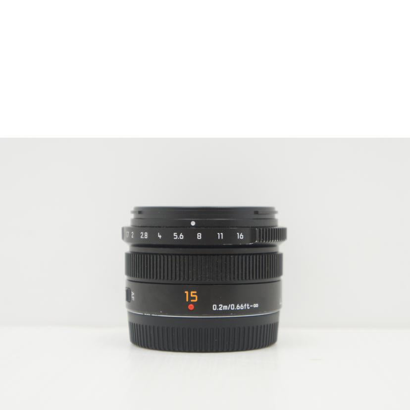 LUMIX LUMIX/交換レンズ/SUMMILUX 15mm/1.7/SUMMILUX 15mm/1.7//PR001091/BCランク/75