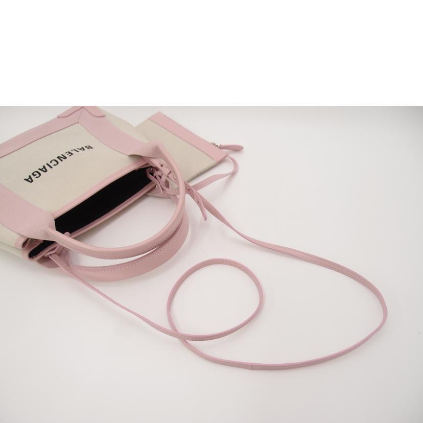 BALENCIAGA バレンシアガ/ネイビーカバスXS/ピンク/390346//528***/Aランク/69