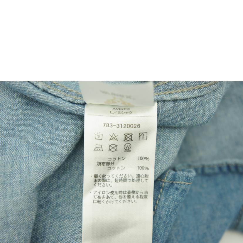 AVIREX アヴィレックス/ ANIREX DENIM WORK SHIRT M/783-3120026//Sランク/67