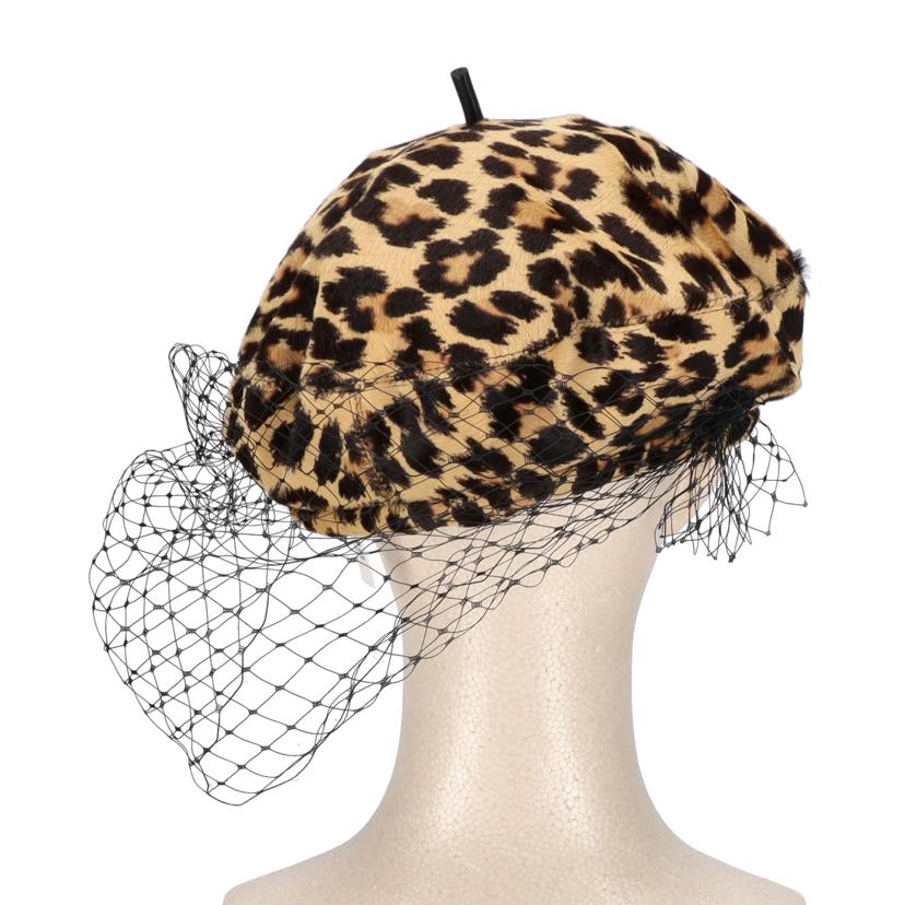 Dior/25 ディオール/◇Diorレオパードハンチングキャップ//サイス****/Aランク/75