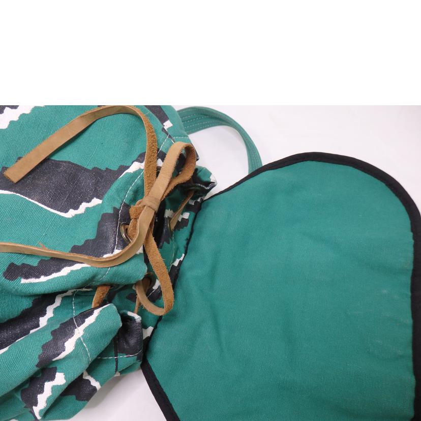 Vivienne Westwood ヴィヴィアンウエストウッド/Vivienne キャンバスリュック 緑//ABランク/84