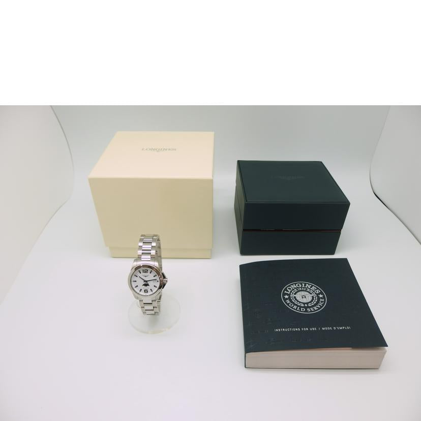 LONGINES ロンジン/コンクエスト/ムーンフェーズ/ボーイズクォーツ/L3.381.4//475*****/Aランク/82