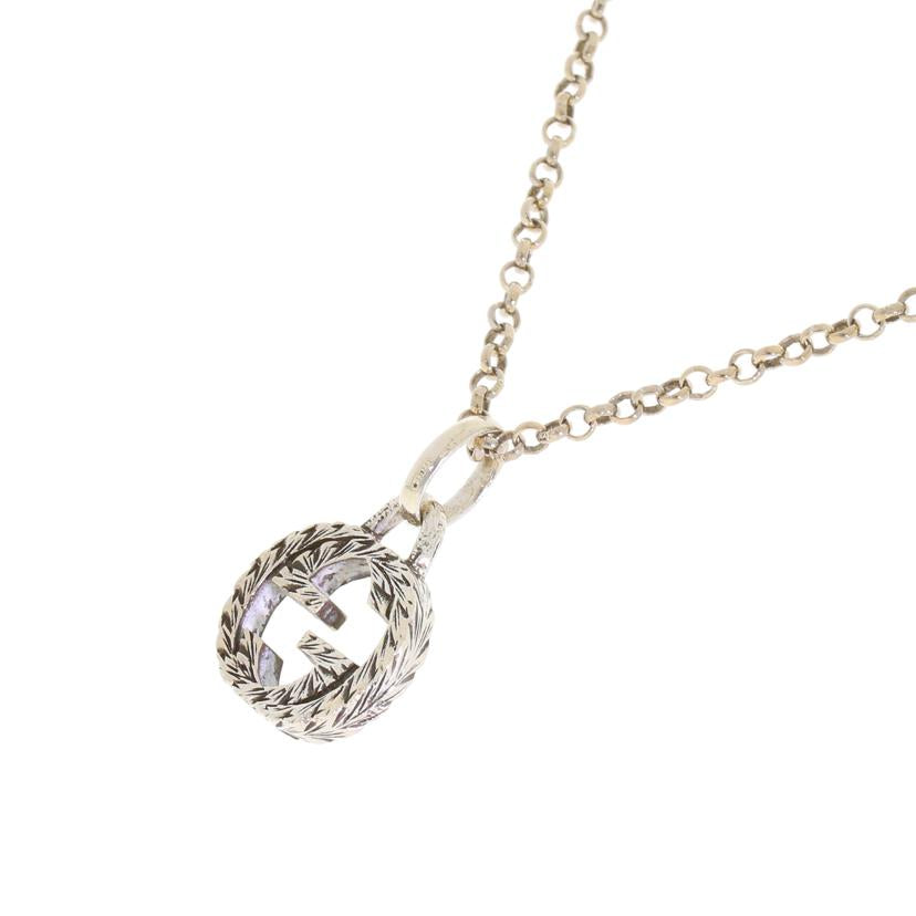 GUCCI グッチ/インターロッキングG/SV925ネックレス/455535//1382FI/Aランク/91