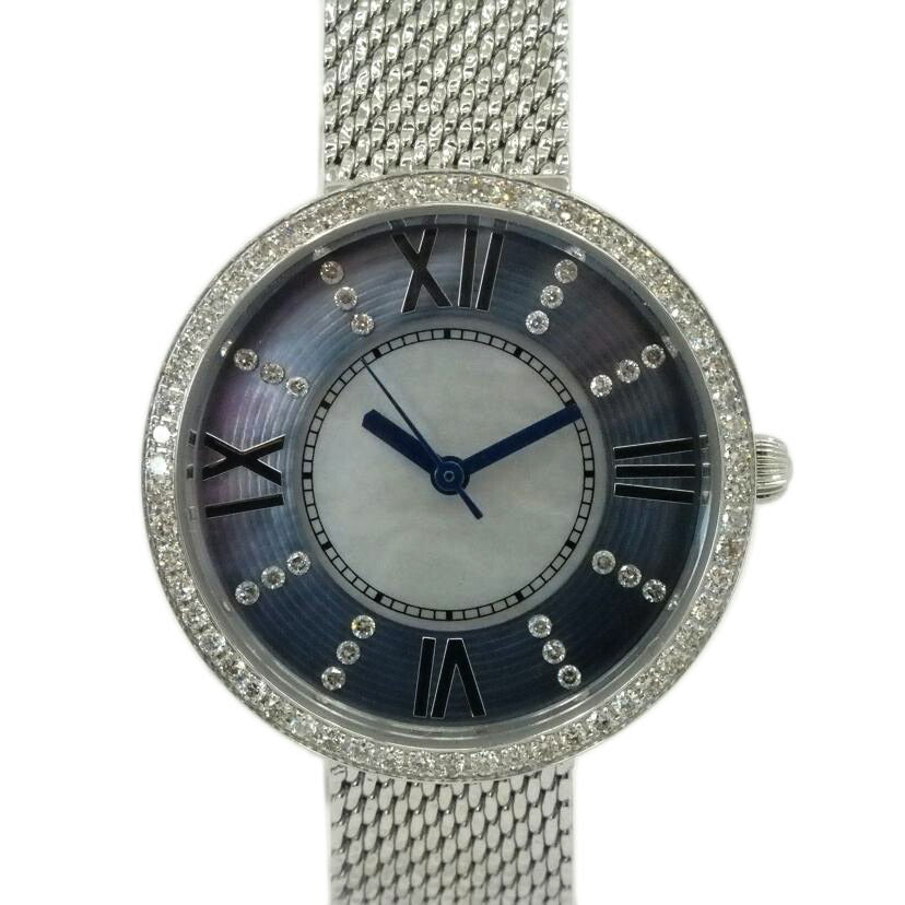 Lunage ルナージュ/レディースウォッチ/ソーラーのみ/シェル文字盤/ダイヤ0.65ct/AD-039//Aランク/77