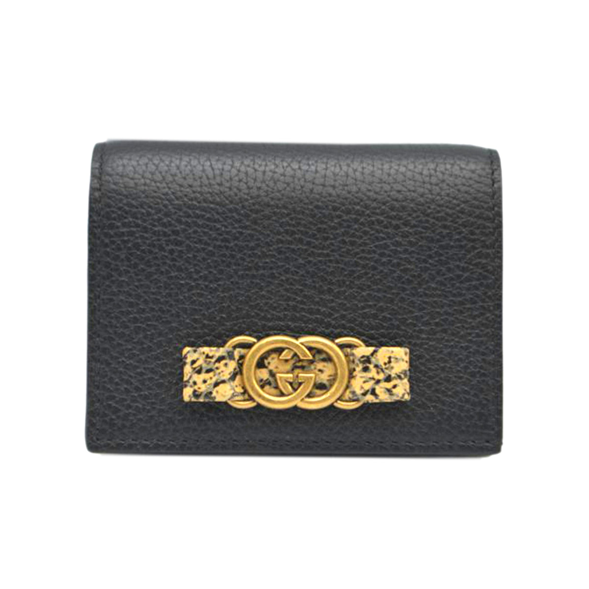 GUCCI グッチ/インターロックングGパイソンレザーウォレット/746059//214*/SAランク/89