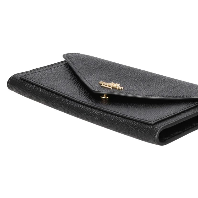 COACH コーチ/ラグジュアリークロスグレーンレザーエンベロープウォレット/3033//B20**/SAランク/77