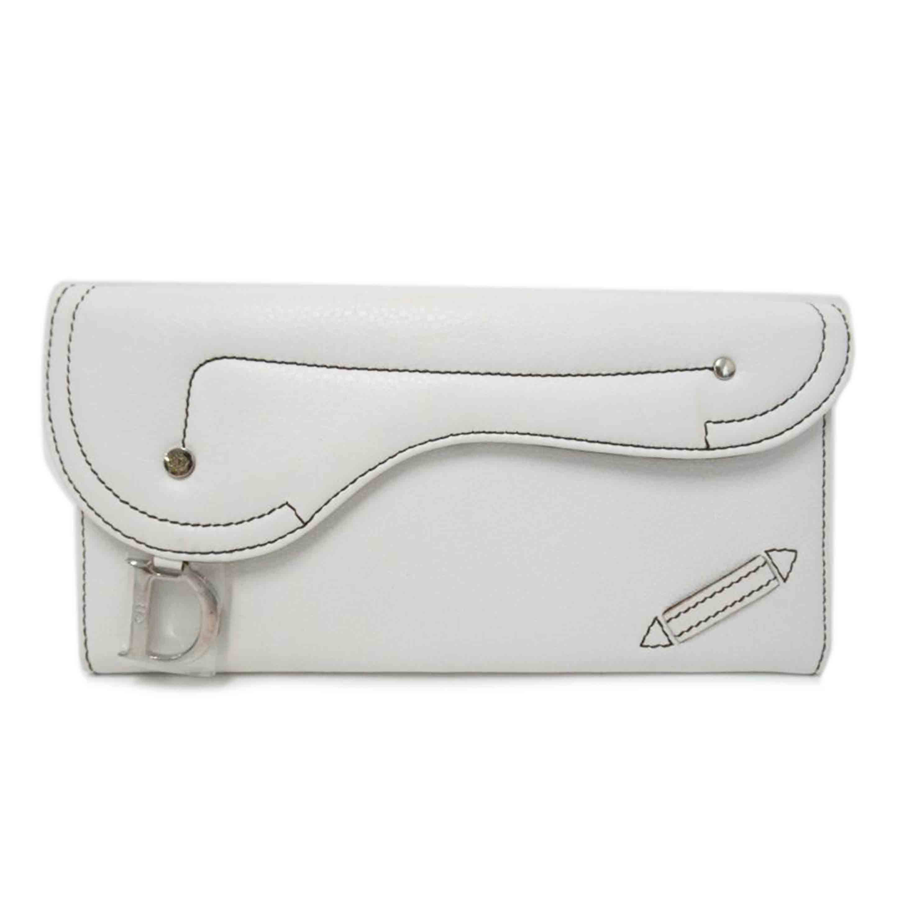 Dior/サドル長財布/フラップ/レザー//ABランク/63