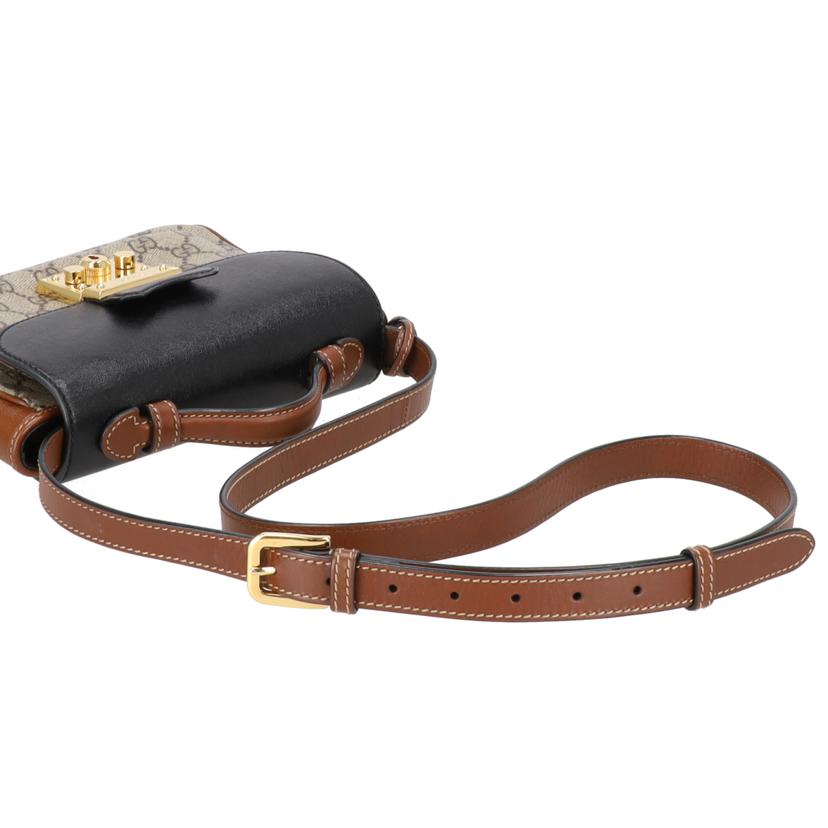 GUCCI グッチ/GGスプリームパドロックミニショルダーバッグ/658487//525***/ABランク/94