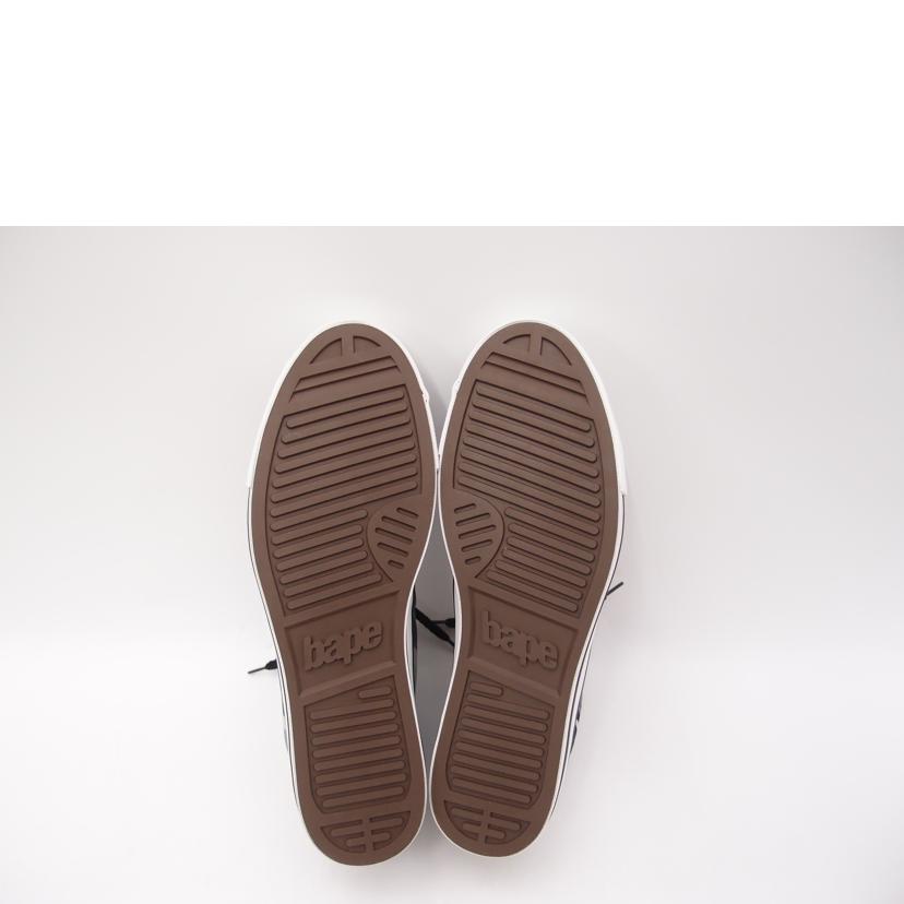 A BATHING APE×STUSSY アベイシングエイプ×ステューシー/カモフラハイカットスニーカー//SAランク/69