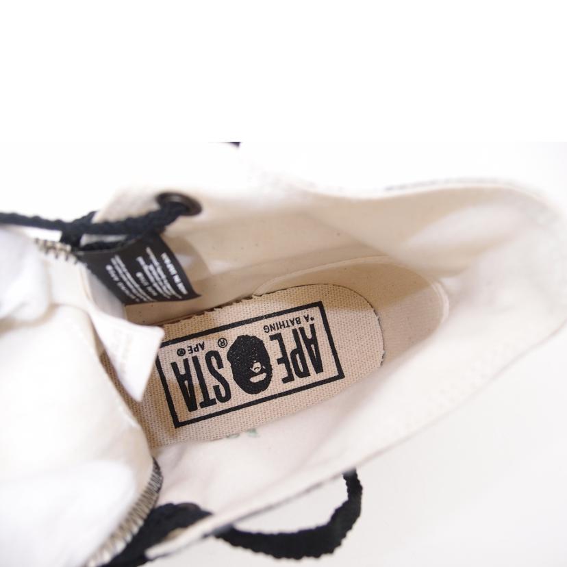 A BATHING APE×STUSSY アベイシングエイプ×ステューシー/カモフラハイカットスニーカー//SAランク/69